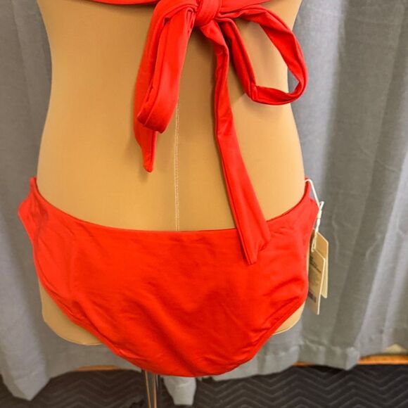 Monday Swimwear Red Halter Bikini Set - Picture 11 of 15